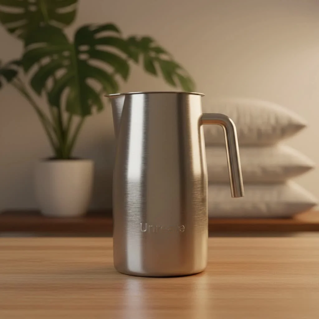 Breville Milk Cafe Frother creating creamy foam